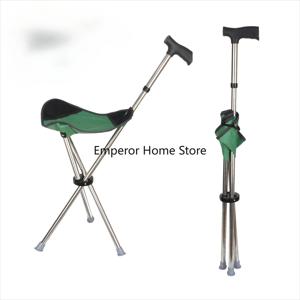등산 산 해변 의자 개폐식 접이식 직선 지팡이 의자 노인 지원 걷기 레저 휴대용 의자 캠핑의자 의자