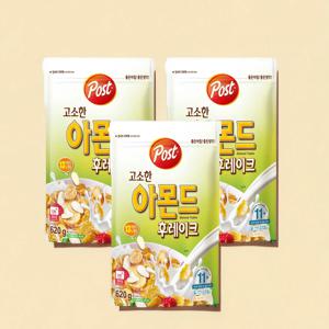 [무료배송] 포스트 고소한 아몬드 후레이크 620g 3개