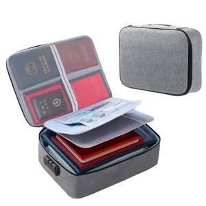 대용량 서류 가방 문서 보관 가방 증명서 파일 정리 케이스 가정 여행 여권 가방 잠금장치 포함