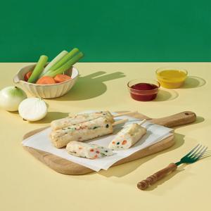 어설랑 건강한 야채바 70g (단백질 함량 8g) 글루텐프리 감자전분 핫바