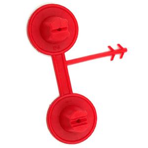 재사용 가능한 폴리우레탄 스프레이 폼 노즐 천장 및 벽 단열용 팁 수공구 간편한 부착 청소 가능 빨간색 5.5x2cm