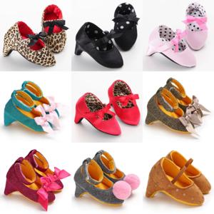 아기 여자아이 첫 공주 구두 파티 리본 신발 부드러운 밑창 봄 가을 유아 드레스업