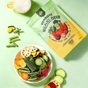 믹스드야채칩 과자 건강간식 다이어트간식 어린이간식 핑거푸드 180g