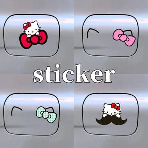 귀여운 헬로키티 스티커 자동차 물컵 보관함 장식 크리스탈 마커 여자친구 창의적인 방 꾸미기 생일 선물