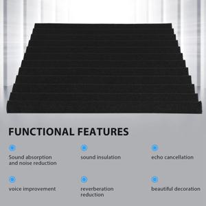 BOFO 50개 12슬롯 내화 방음 코튼 흡음재 계란형 코튼 흡음벽 패널