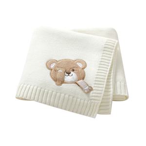 아기 담요 90*70cm 니트 신생아 남아 여아 유모차 유아용 침대 속싸개 이불 겸용 아기 받침대 초극세사