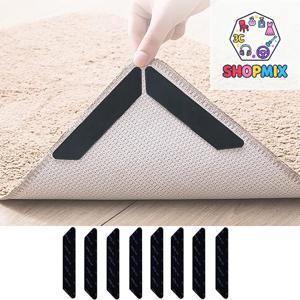카펫 논슬립 스티커 재사용 가능 세탁 가능 미끄럼 방지 매트 컬링 방지 러그 패드 바닥 카펫 코너 클립 고정 그립 테이프