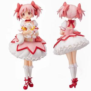 애니메이션 Magikano 18cm Puella Magi Madoka Magica 그림 PVC 모델 인형 데스크탑 장식 액션 입상 수집 장난감 아이 선물