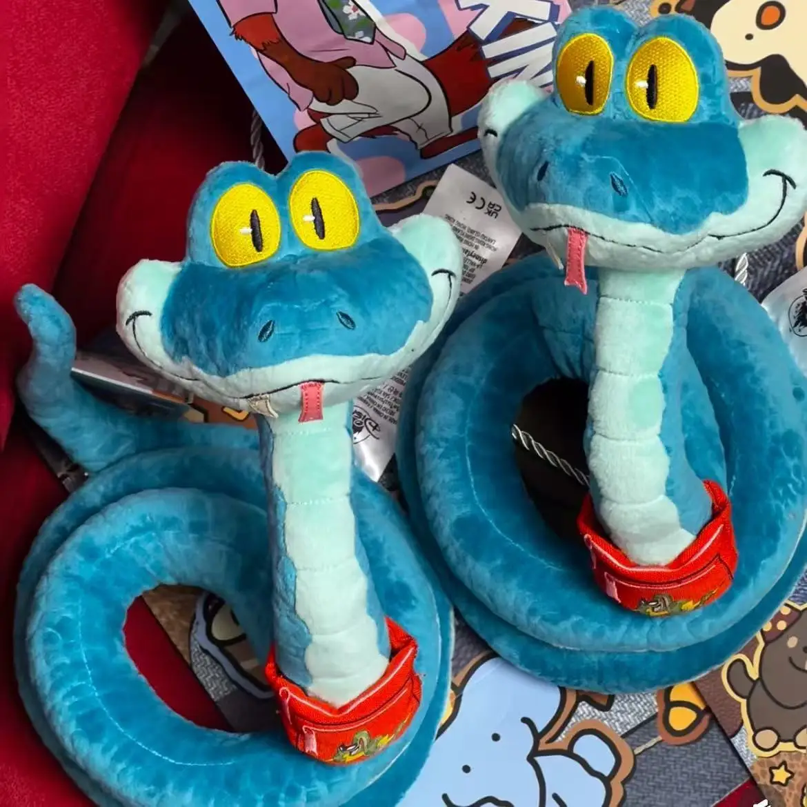 주토피아 2 게리 뱀 인형 장난감 구부릴 수 있는 애니메이션 피젯 토이 회전 가능한 관절 장식품 장난감 크리스마스 선물