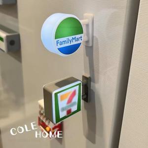 창의적인 미니 냉장고 스티커 편의점 자석 조명 표지판 발광 라이트 박스 모델 장식품