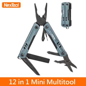 NexTool 미니 세일러 플라이어 S11 프로 12인1 멀티툴 접이식 가위 드라이버 휴대용 EDC 나이프 아웃도어 장비 수공구