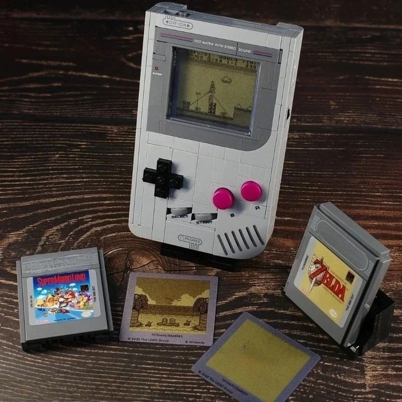 MOC 2026 게임보이 슈퍼 마리오 72046 콘솔 빌딩 블록 장난감 창의적인 DIY 선물 친구들 남자아이 여자아이 어린이날 421PCS