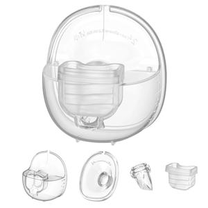 S18 S21 펌프와 호환되는 웨어러블 유축기 부품, 우유 수집 컵, 플랜지 덕빌 밸브, 실리콘 다이어프램