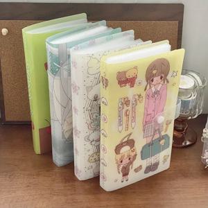 카와이 동물 폴더 스티커 보관 앨범 네일 장식 스티커 핸드 계정 보관 도서 40 스크랩북 재료 보관