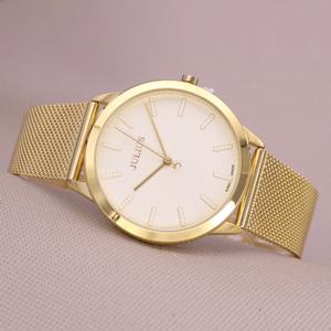 Julius Golden 남녀공용 시계 커플, 일본 쿼츠 아워 패션 시계, 스테인레스 스틸 밴드, 연인 생일 선물, 박스 없음