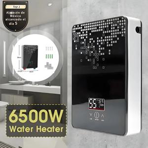 전기 온수 히터 탱크리스 인스턴트 보일러, 욕실 110V 220V 탱크리스 샤워 온도조절기, 안전한 지능형 자동