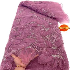 최고의 품질 최신 부드럽고 우아한 섬세한 오스트리아 웨딩 이브닝 드레스 NN2788_R에 대한 돌과 프랑스어 얇은 명주 그물 레이스