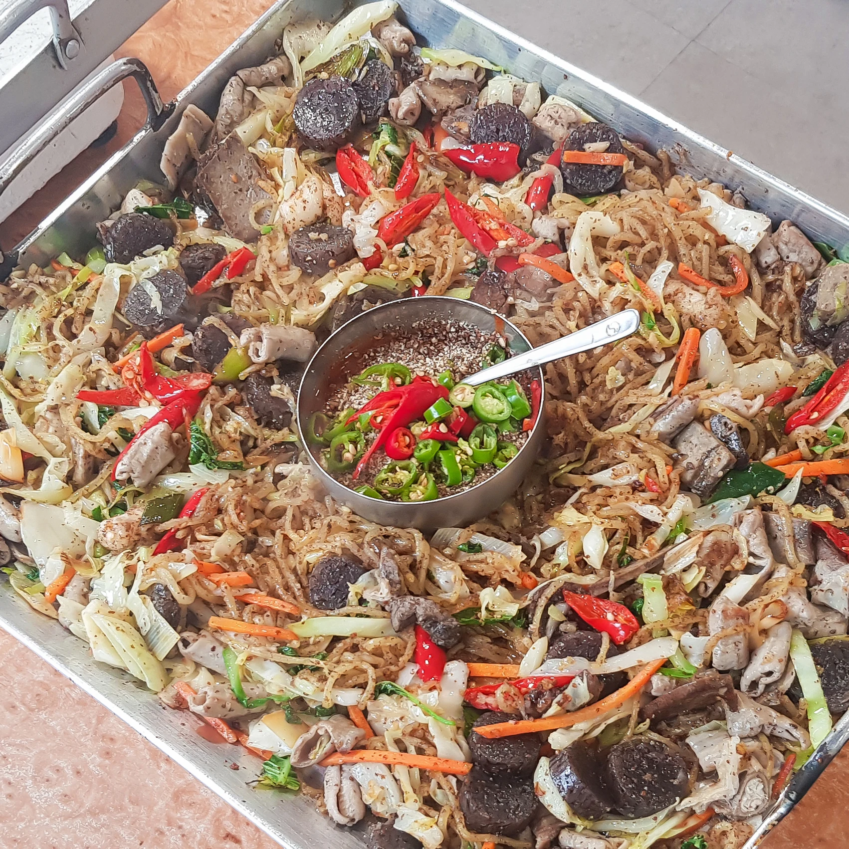 [사계별미] 신림동 순대타운 백순대 볶음 밀키트 세트