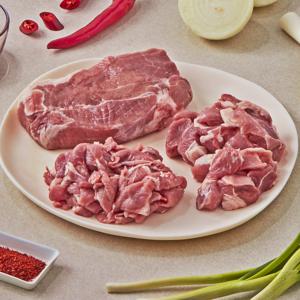 1등급 한돈 앞다리살 1kg 냉장 수육 불고기 제육 찌개용돼지고기