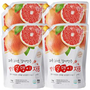 꽃샘 별난 알맹이 자몽 1kg 4개