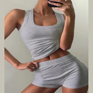 Sisterlinda 겨울 릴리스 주니어 위의 무릎 미니 섹시한 하이 스트리트 짧은 정장 K24S51762 소녀 솔리드 슬림 피트 패션 짧은 정장