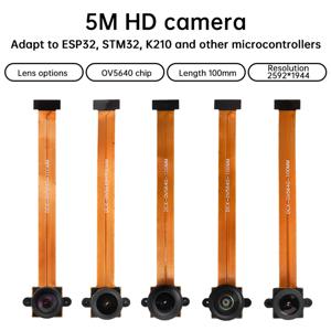 OV5640 카메라 모듈 5 메가 픽셀 초광각 렌즈 DVP 인터페이스 100/120/130/200 도 3.6MM ESP32 모듈에 사용할 수 있습니다.