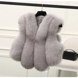 자도린 가을 겨울 여성용 털복숭이 블랙 화이트 인조 모피 코트 여성 V넥 숏 인조 모피 베스트 탑 재킷 여성용 재킷