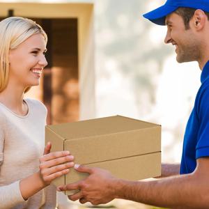 100pcs 갈색 골판지 선물 상자-파티 호의, 결혼식을위한 뚜껑이있는 작은 비행기 디자인 사탕 포장 상자