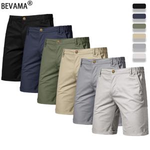 여름 캐주얼 카고 반바지 남성 조깅 등산 스포츠 반바지 신축성 있는 허리 밴드 단색 남성 조거 작업 하이킹 반바지