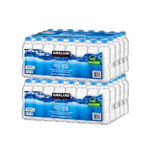 커클랜드 먹는샘물 미네랄 워터 무라벨 코스트코 생수 500ml X 80병