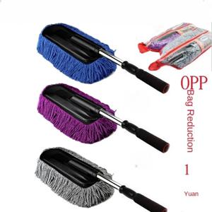 휴대용 세차 브러쉬 자동차 전용 왁스 토우 조절식 텔레스코픽 청소용 걸레 마이크로파이버 먼지 제거 브러쉬 자동차 액세서리