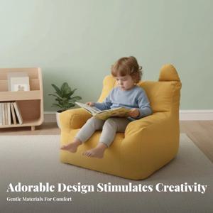 유아용 패딩 바닥 시트 안락의자 경량 디자인 아동용 가구 인체공학적 폼 충전 기계 세척 가능 커버
