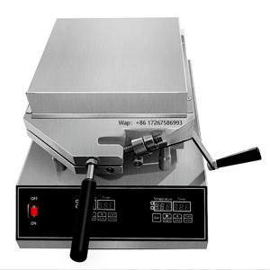 상업용 인기 화석 팬케이크 기계 오라클 본 해산물 오징어 바닷가재 길거리 음식 기계 화석 팬케이크 기계