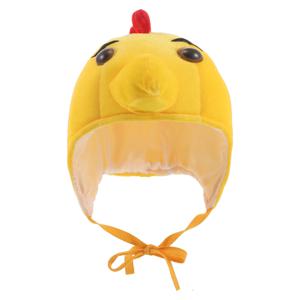 작은 병아리 모자 화려한 노란색 참신한 파티 모자 휴일 행사용 카니발 의상 코스프레 액세서리 편안한 착용감