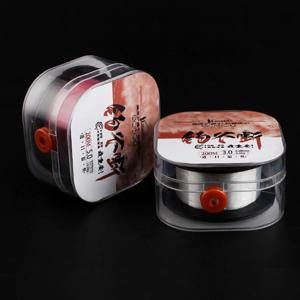 Lmaide 200M 20kg 일본 고품질 나일론-플루오로카본 코팅 싱킹 라인 내마모성 바다 낚시 민물 낚시 라인