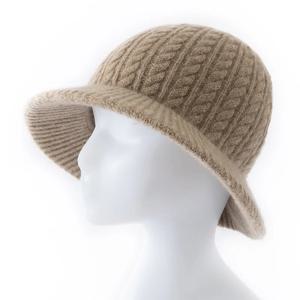 100% 캐시미어 심플 빈티지 튀김 반죽 트위스트 모자, 여성용 큰 챙이 따뜻한 어부 모자, 버킷햇 니트 냄비 모자, 일본