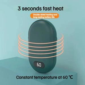 USB 충전식 손난로 파워 뱅크 2-in-1 미니 전기 히터 대용량 포켓 워머 추운 날씨 겨울 선물