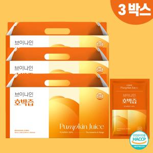 브이나인 국산 물없이 만든 NFC 늙은 호박즙  100mLx25포,3박스