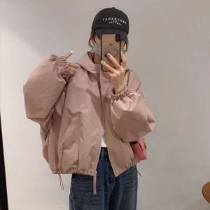 2026년 신상 여름 자외선 차단 여성 재킷 긴팔 캐주얼 윈드브레이커 여성 후드 오버코트 루즈 기본 코트 아우터