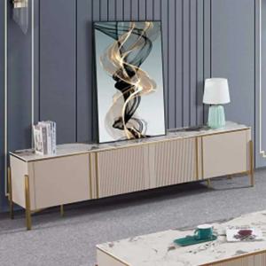 현대적인 고급 원목 커피 테이블 및 TV 스탠드 거실 세트 가구, 모던 우드 MDF 커피 테이블 세트