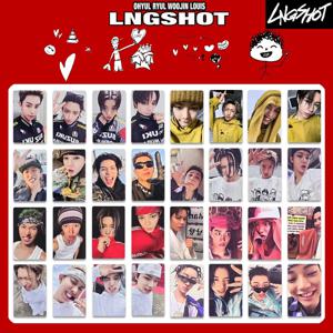 KPOP 제이파크 새 그룹 LNGSHOT 데뷔 앨범 SHOT CALLERS 루이 오율 류울 우진 소형 카드 wvs K4 스페셜 카드 익스클루시브 카드