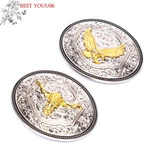 핫 롱혼 불 이글 웨스턴 벨트 버클 골든 텍사스 카우보이 웨스턴 버클