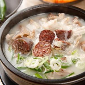 [2+2]간편 든든 돼지국밥150gx2팩+순대국밥150gx2팩 외 (건더기+육수농축액 한 팩으로! 초간단 조리) 해썹인증