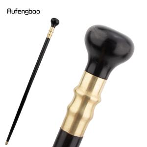 검은색 나무 전통식 단일 조인트 지팡이, 화려한 의상 소품, 스타일리시한 지팡이, 미적 장식용 지팡이, 연극 소품 92cm