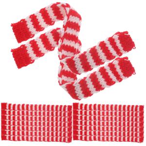 20Pcs 크리 에이 티브 미니 스카프 휴일 장식을위한 섬세한 액세서리 파티 용품 크리 에이 티브 스카프 파티 장식