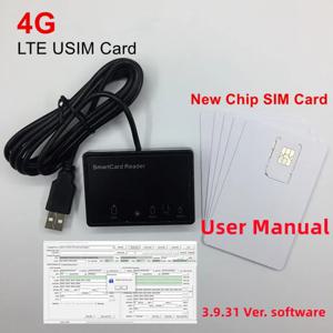 OYEITIMES LTE WCDMA ICCID SIM USIM 4G 카드 리더, 쓰기 프로그래머, 5 개 빈 프로그래밍 가능 카드 및 SIM 개인화 도구