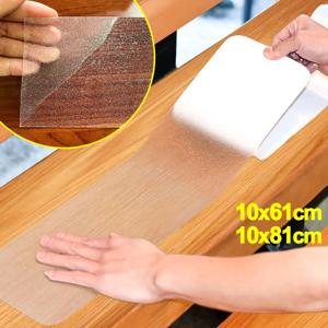 자기 접착 투명 미끄럼 방지 테이프 PEVA 계단 단계 바닥 스티커 욕실 두꺼운 미끄럼 방지 스티커 아기 안전 보호