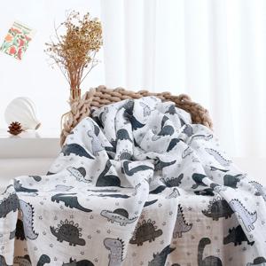 Happyflute 120*110CM 신생아 대나무 면화 여름 담요 침대 이불 귀여운 아기 담요에 대한 모슬린 Swaddle