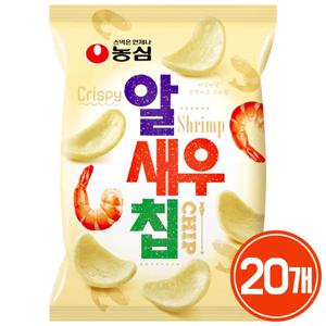 농심 알새우칩 68g 20개