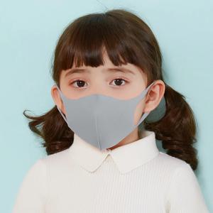 어린이 보호 제품 통기성이 좋고 편안한 어린이 마스크 입체적인 피부 친화적인 단색 야외 놀이